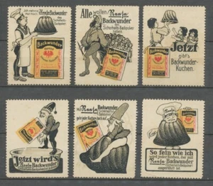 REESE BACKWUNDER BACKPULVER - 6 X - REKLAMEMARKEN - Bild 1 von 2