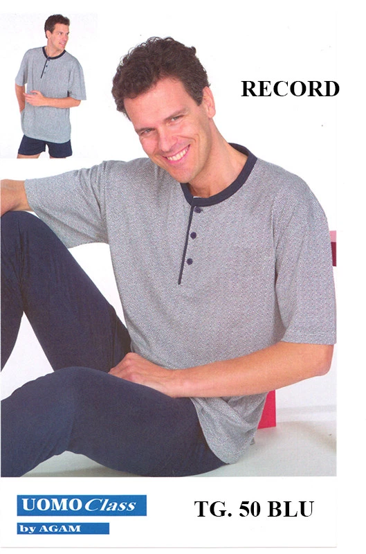 PIGIAMA UOMO 3 PEZZI IN JERSEY COTONE CLASS art: RECORD - Immagine 1 di 1