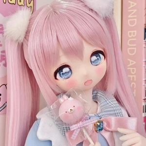 1/4 1/6 BJD Doll SD Resin Joint Cartoon Eyes Face Makeup Girl Doll Bare Doll Toy - Picture 1 of 6