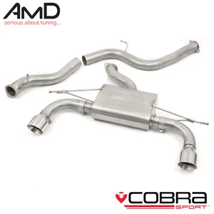 Cobra Sport Focus ST225 Exhaust System Cat Back Non Resonated Stainless FD22 3" - Picture 1 of 7