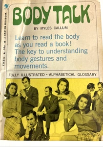 Body Talk by Myles Callum A Bantam Minibook  5.5" x 4" Vintage January 1972  - Imagen 1 de 4