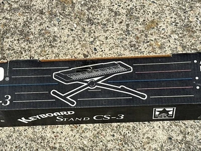 Подставка для клавиатуры Casio CS-3 регулируемая стиль X подходит для 49 61 клавиатуры черная США - Изображение 1 из 3