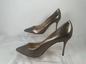Metallic Leather High Heel Pump (Women) Sergio Rossi Size 5 - Picture 1 of 9