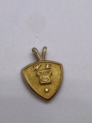 10k Yellow Gold Western Electric Phone Electrical Engineering Pendant Not Scrap - Image 1 of 4