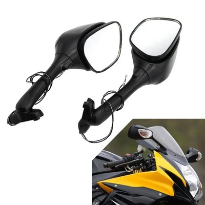 Rearview Mirrors w/ Turn Signal For Suzuki GSXR 1000 GSXR600 GSX-R 750 2006-2024 - Изображение 1 из 4