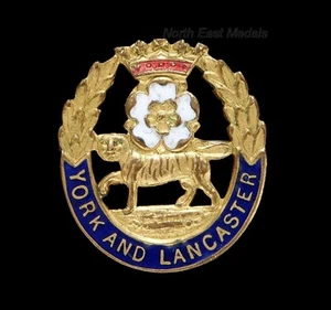 York and Lancaster Regiment Sweetheart Brooch Badge - Picture 1 of 2