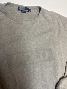 Vintage Polo Ralph Lauren Spell Out Grau Xxl 2xl Grau - Bild 1 von 6