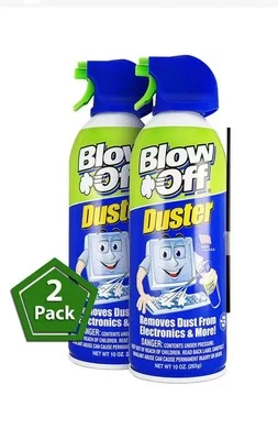 (2-Pack) Blow Off Air in a Can Electronic Duster 8 Oz - Image 1 of 4