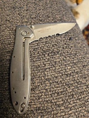 Kershaw Leek 1660ST Pocket Knife Combo Edge, Speed Safe No Clip - Image 1 of 4