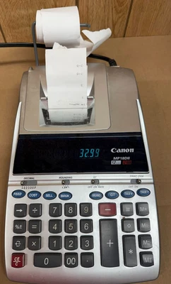 Canon MP18DII Desktop Electronic Printing Calculator Adding Machine Tested - Image 1 of 3