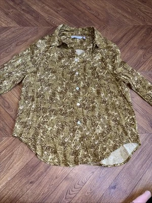 & Other Stories Ladies Animal Print Shirt Size 14 - Image 1 of 4