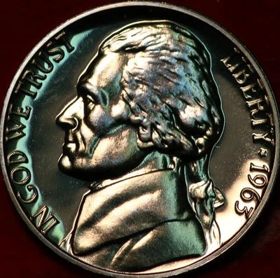 Uncirculated Proof 1963 Philadelphia Mint Jefferson Nickel Not Silver - Image 1 of 2