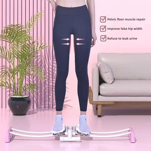 (W/ Handrail)Ski Exercise Machine Leg Exercise Equipment Pelvic Muscle Hip DW - Picture 1 of 6