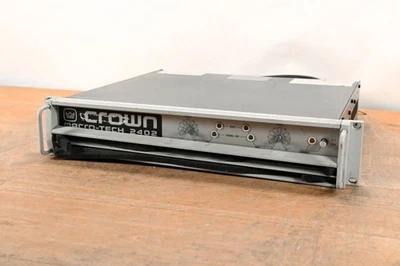 Crown Macro-Tech 2402 2-Channel Power Amplifier CG01TLY - Image 1 of 4
