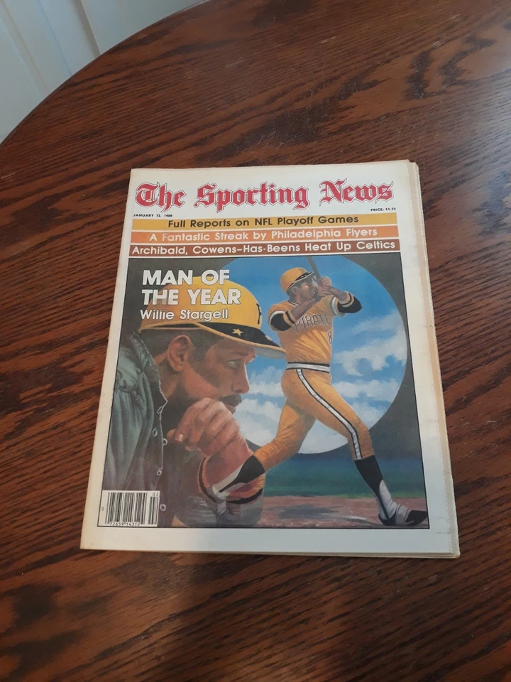 JANUARY 12,1980-THE SPORTING NEWS-TSN MAN OF THE YEAR WILLIE STARGELL(NM) - Image 1 of 1