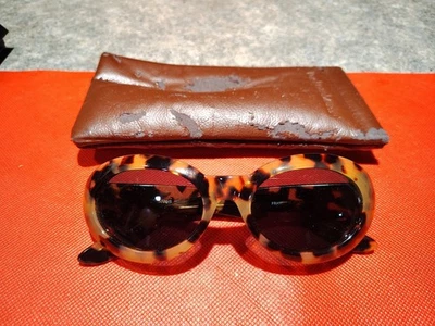 Rare Vintage Ralph Lauren Polo Oval Tortoise Sunglasses 145 Classic 770/S Italy - Image 1 of 4