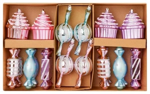 Xmas Hanging Decorations Sugarplum Candy 20 Pack Christmas Decoration - Picture 1 of 2