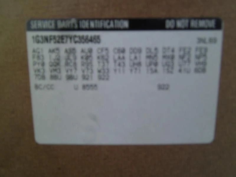 Motor limpiaparabrisas Lordstown Plant VIN 7 se adapta a 98-03 CAVALIER 439766 Foto 1 de 4