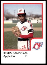 1986 ProCards Appleton Foxes NNO Jesus Sandoval   Appleton Foxes  Baseball Card
