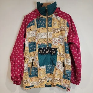 Vintage Primrose OBERMEYER Girls Snow Ski Pullover Windbreaker Size Juniors XL - Picture 1 of 9