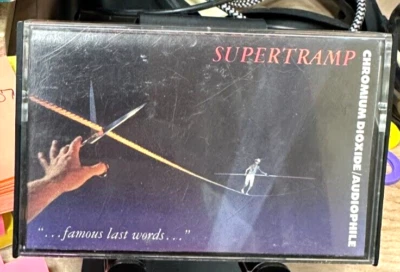 1982 Supertramp Famous Last Words Cassette Chromium Dioxide Audiophile - Image 1 of 4