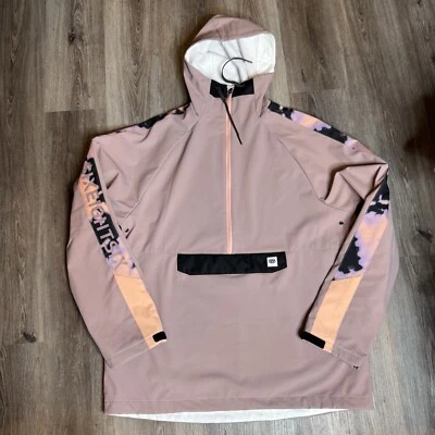 686 防水 Anorak 夹克尺寸 2XL Dusty Mauve 色块 M2WCST02-DMCB 全新 — 第 1/4 张图片
