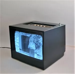 FROM 1968 ATLANTIC KIKO VINTAGE TELEVISION – FIRST BLACK CUBE - SPACE AGE -WORKS - Picture 1 of 9