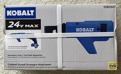 Kobalt 24V Max Collated Drywall Screwgun Attachment- 1260307 - KDS 124B-03 - New - Image 1 of 2