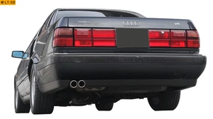 FOX Sportauspuff Komplettanlage Audi V8 D11 3.6l 4.2l 2x70mm - Bild 1 von 4