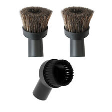 3x Universal Bristle & Horsehair Cleaner Dust Brush fit 32mm Vacuum Cleaners