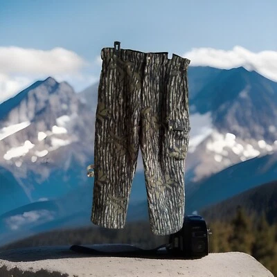 VTG Cabelas Mens 30 x 32 Hunting Pants Whitetail Clothing Polar Fleece USA Made - Image 1 of 4