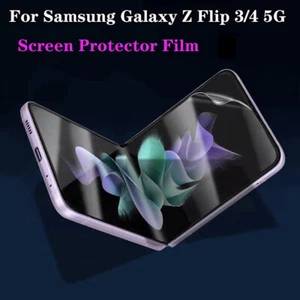 1Pc Soft Screen Protector Film TPU Hydrogel For Samsung Galaxy Z Flip 3/4 5G - Picture 1 of 12