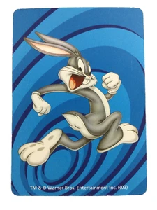Bugs Bunny in Full Tilt Run Sylvester Pip Looney Tunes WB Cartoon Playing Card - Picture 1 of 2
