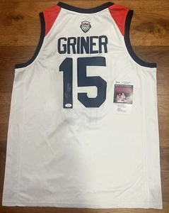 Brittney Griner Signed Autographed JERSEY Team USA Olympics JSA COA AUTOGRAPH - Picture 1 of 3