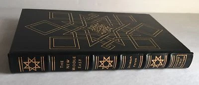 THE NEW MIDDLE EAST by Shimon Peres SIGNED Leather Bound First Edition  - Image 1 of 4