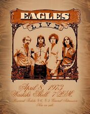 Eagles  13" x 19" Re-Print Music Concert Poster