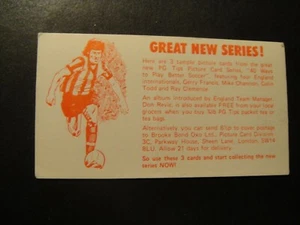 SCARCE GREAT NEW SERIES ADVERT ADVERTISING CARD  40 WAYS TO PLAY SOCCER - Picture 1 of 2