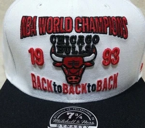 CHICAGO BULLS 1993 CHAMPIONS HAT CAP MITCHELL & NESS OFFICIAL NBA FITTED 7 3/4 - Bild 1 von 11
