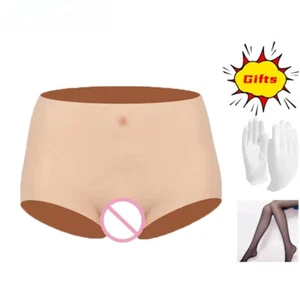 Silikon Sexy Fake Vagina Höschen Realistisch Muschi Slip Crossdresser Transgender - Bild 1 von 22