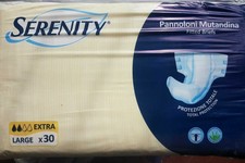 4 CONFEZIONI PANNOLONI A MUTANDINA PER ADULTI SERENITY EXTRA TG LARGE 120pz
