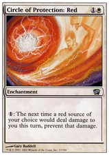 4x Circle of Protection: Red ~ Near Mint 8th Edition Eighth MTG Magic x4 4 Ultim