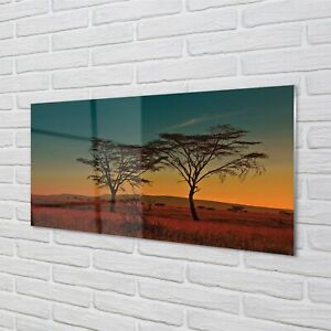 Tulup Glasbilder 100x50 Wandkunst Himmelsbaum