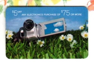 TARGET Video Camera & Daisies ( 2006 ) Promotional Card ( $0 - EXPIRED ) V1 - Picture 1 of 2