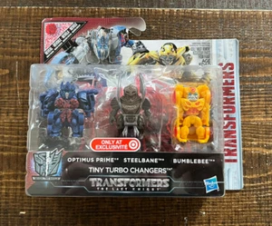 Transformers Last Knight Optimus Prime Steelbane Bumblebee Tiny Turbo Changers - Picture 1 of 8