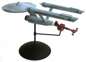 Star Trek 2013 908 Space Seed Edition USS Enterprise & Botany Bay luces polares - Imagen 1 de 3