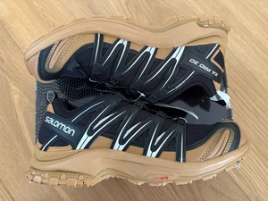 SALOMON XA PRO 3D Para AVNIER NEGRO/MARRÓN TABACO/BLANCO Talla 8,5 - Imagen 1 de 7