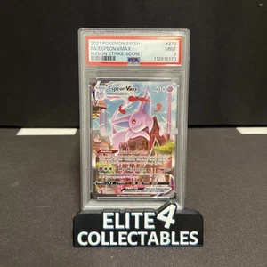 Espada y Escudo - Fusion Strike - Espeon VMAX 270/264 Arte Antiguo - PSA 9 - Imagen 1 de 2