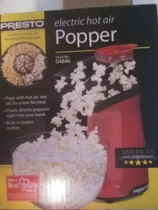 POPPER POPCORN AD ARIA CALDA PRESTO colore rosso 04846 - NUOVO NOS - Foto 1 di 1