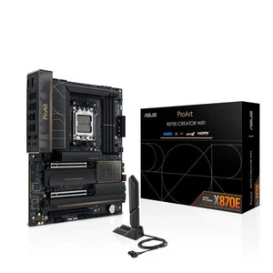Mainboard, ASUS, AMD X870E, SAM5, ATX, Memory DDR5, Memory slots 4, 3xPCI-Expres - Photo 1/5