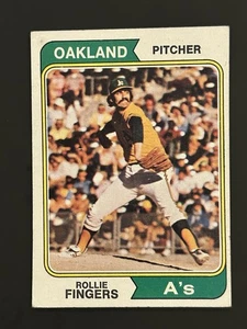1974 Topps - Rollie Fingers #212 70’s Word Series Oakland A’s EX+ HOF - Bild 1 von 6